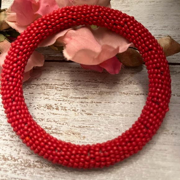 Seed Beads Bangle - Picture 3 of 7